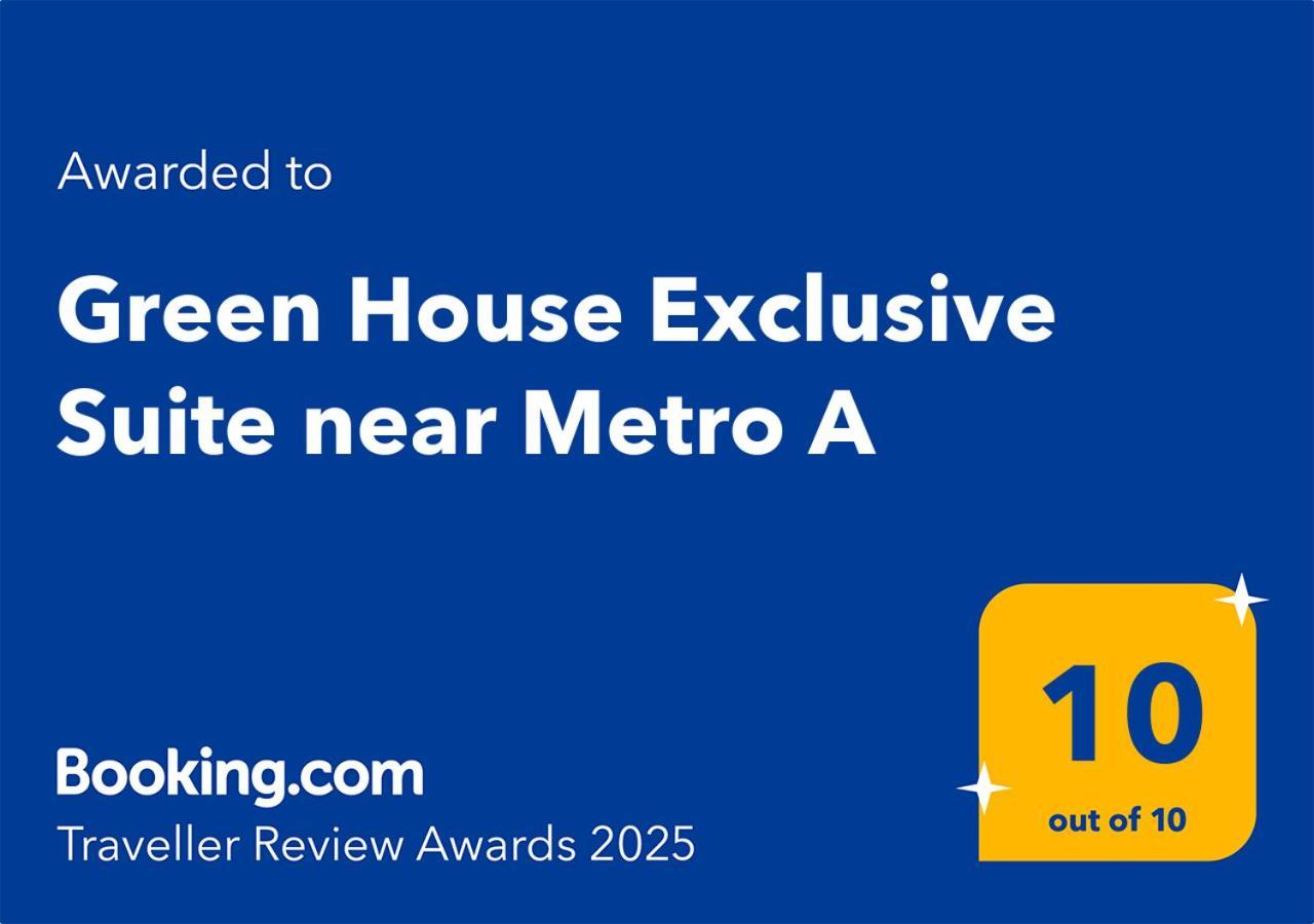 Green House Exclusive Suite Near Metro A روما المظهر الخارجي الصورة
